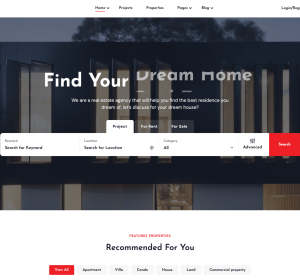 Homzen - Laravel Real Estate Agency Portal Multilingual