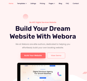 Webora - Multipurpose Website Builder SAAS (Multitenancy)